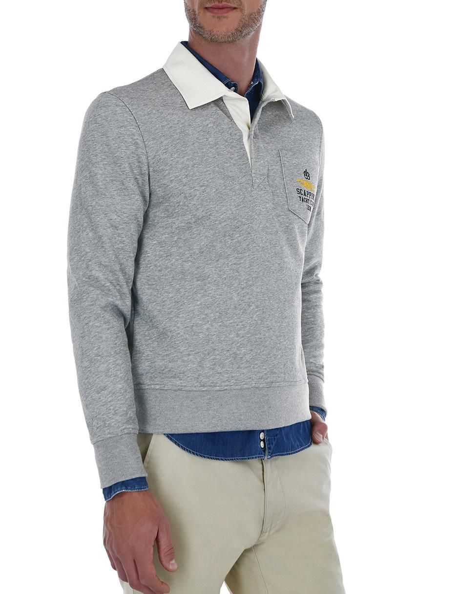 Sueter cuello polo para hombre