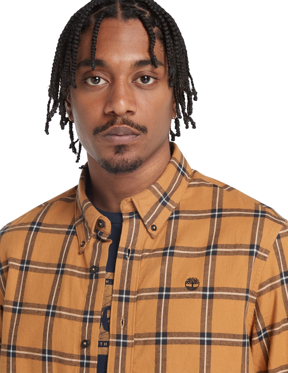 Camisa casual de algodón manga larga para hombre 3