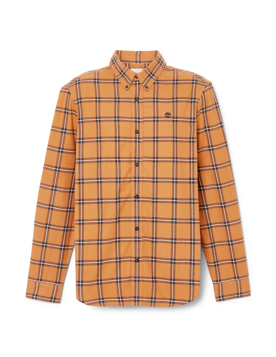 Camisa casual de algodón manga larga para hombre 6