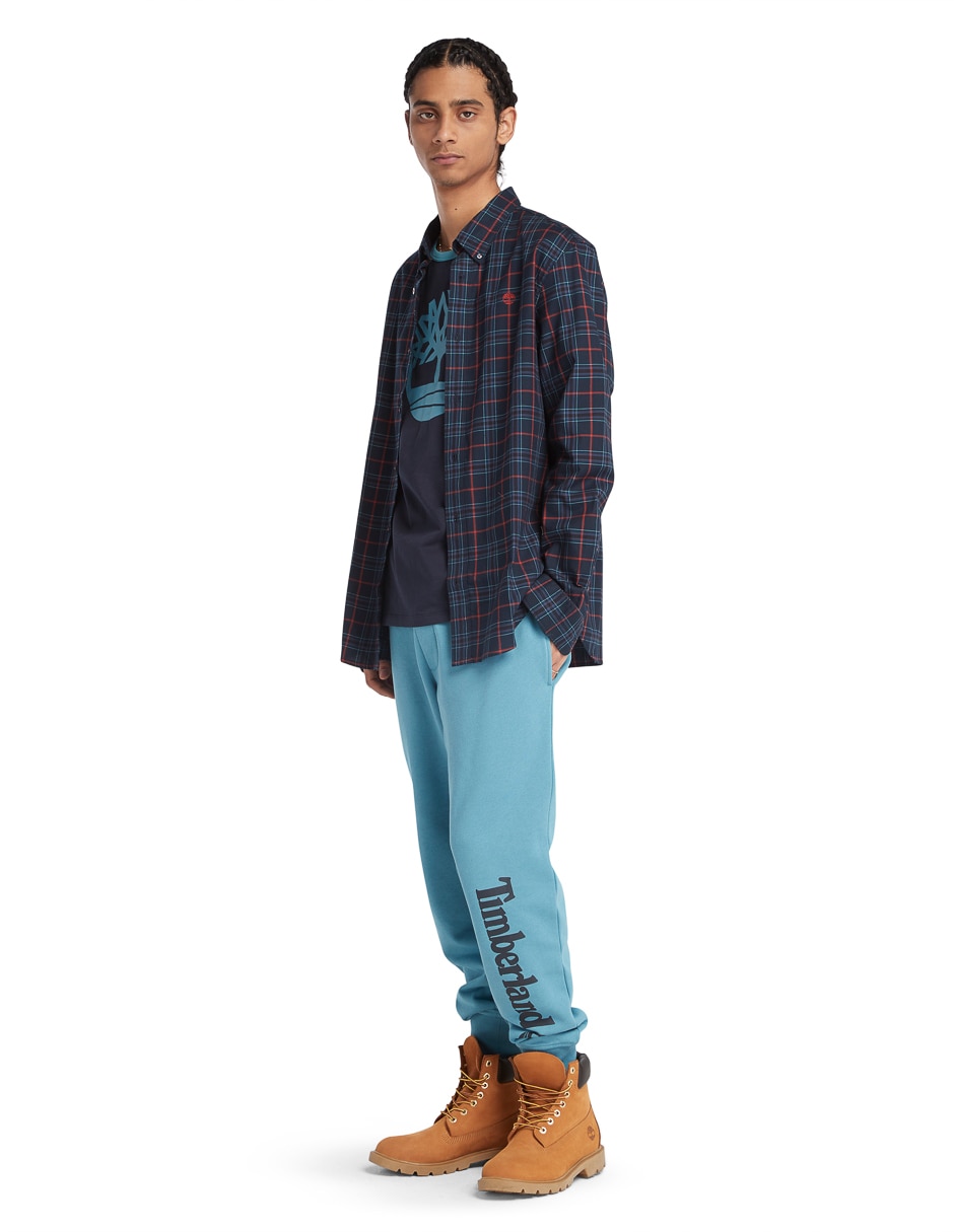 Camisa casual de algodón manga larga para hombre 2