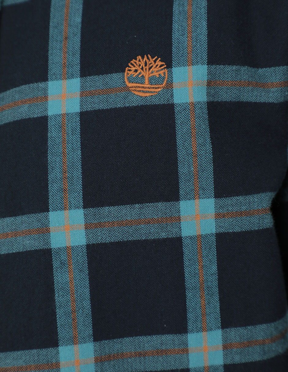 Camisa casual de algodón manga larga para hombre 4