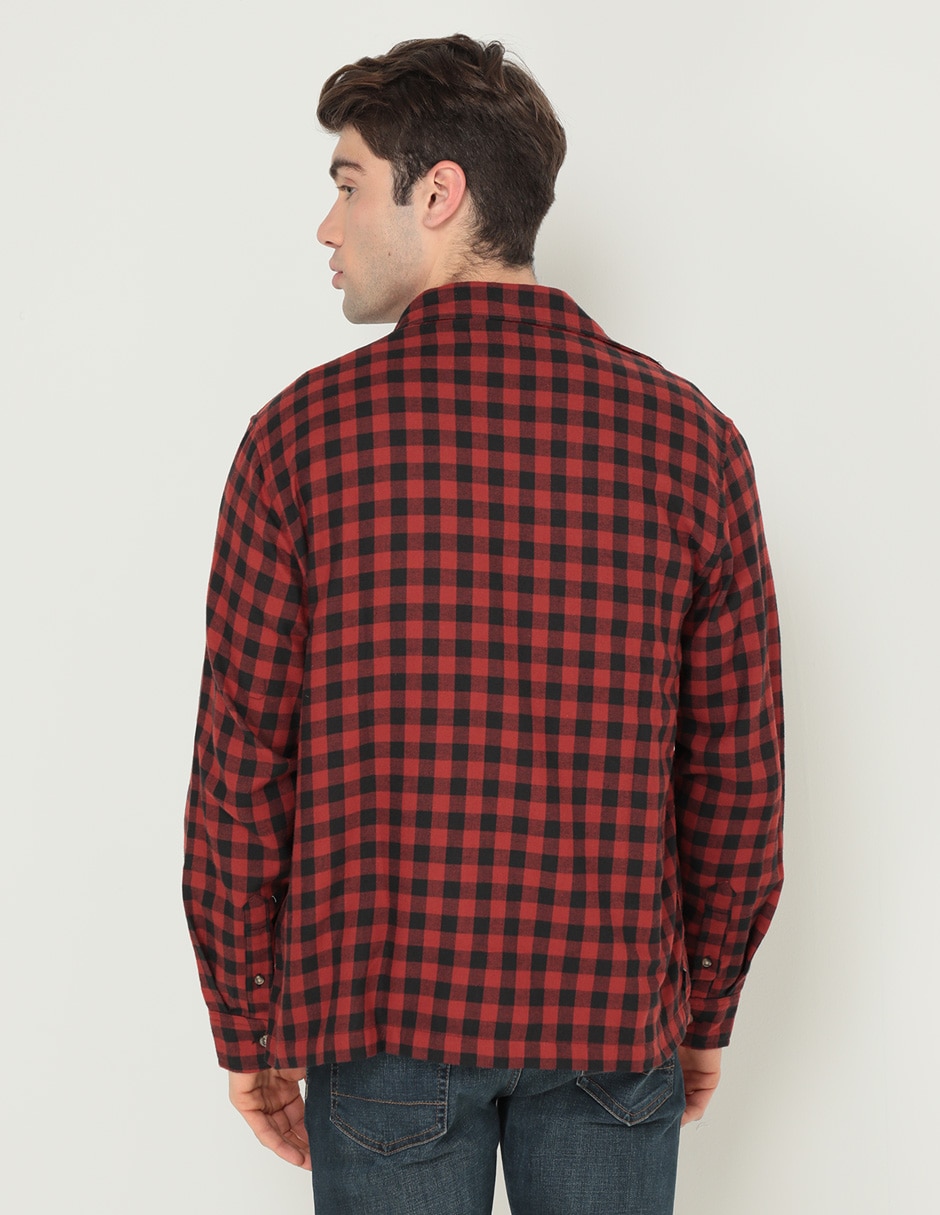 Camisa casual de algodón manga larga para hombre 2