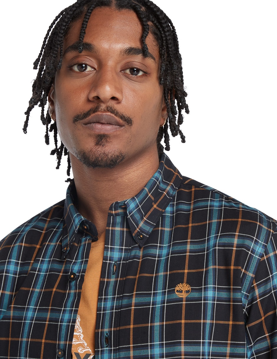 Camisa casual de algodón manga larga para hombre 3