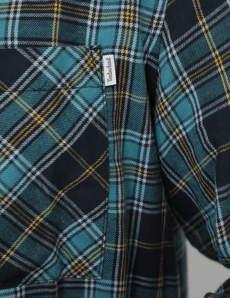 Camisa casual de algodón manga larga para hombre 4