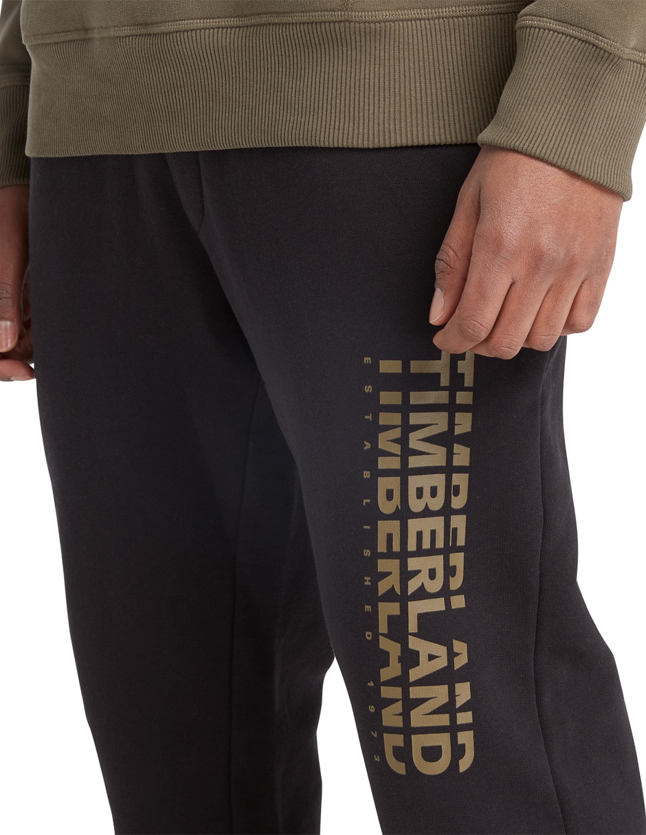 Pants regular con elástico para hombre 3