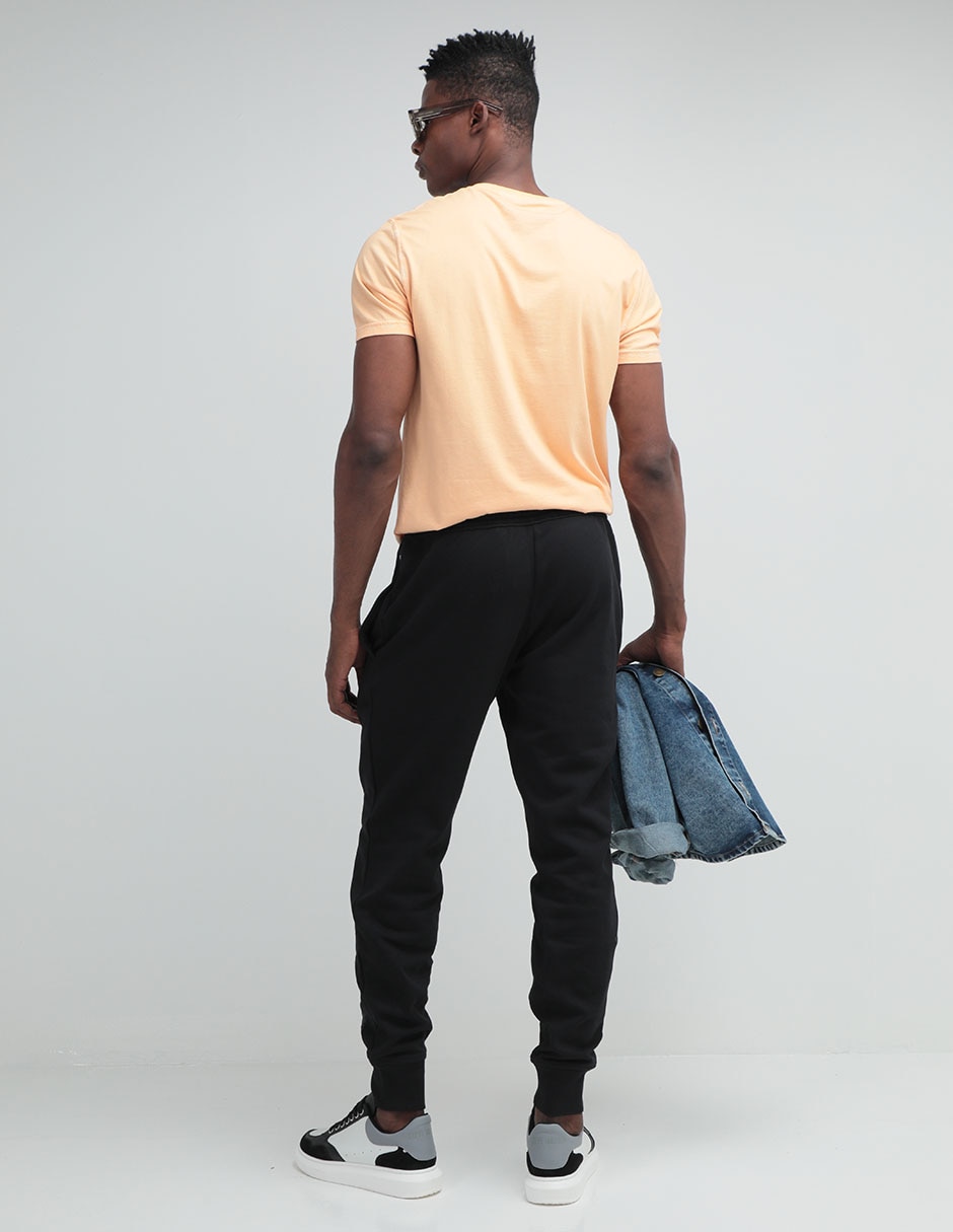 Pants regular con jareta para hombre 2