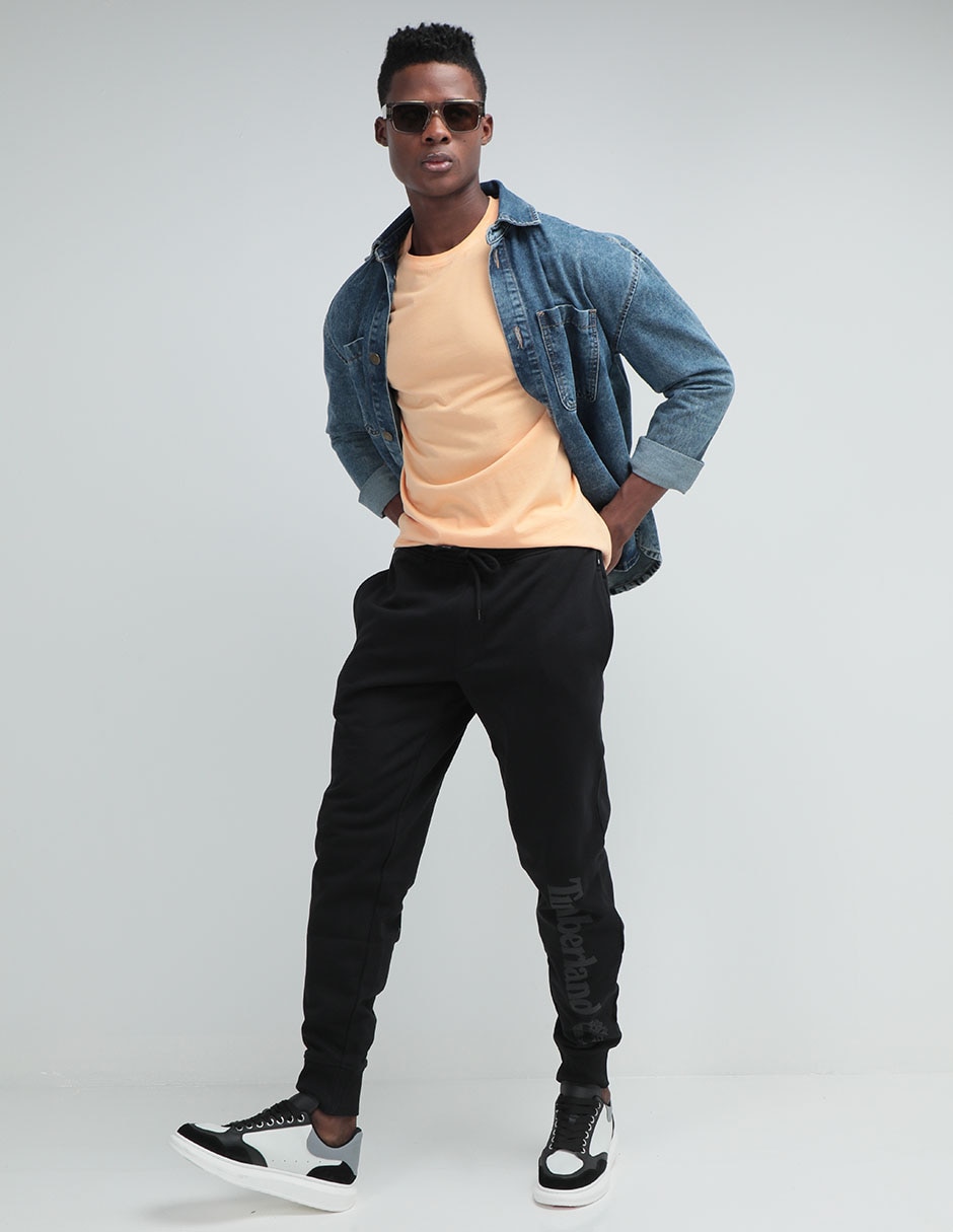 Pants regular con jareta para hombre 3
