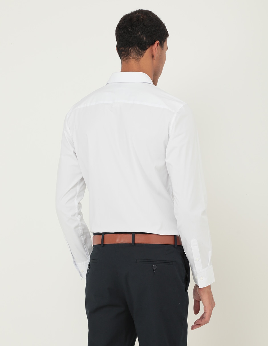 Camisa casual de algodón manga larga para hombre 2