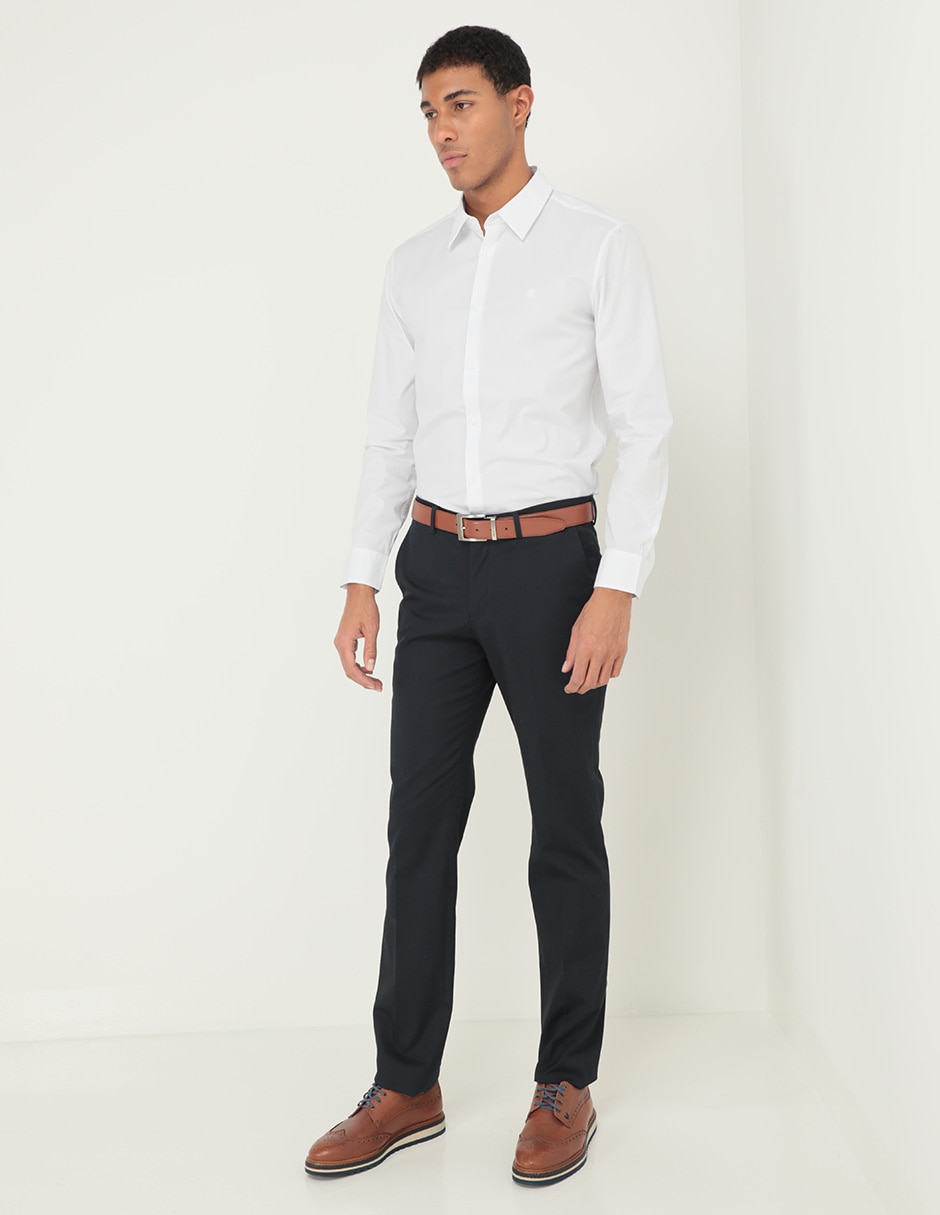 Camisa casual de algodón manga larga para hombre 3