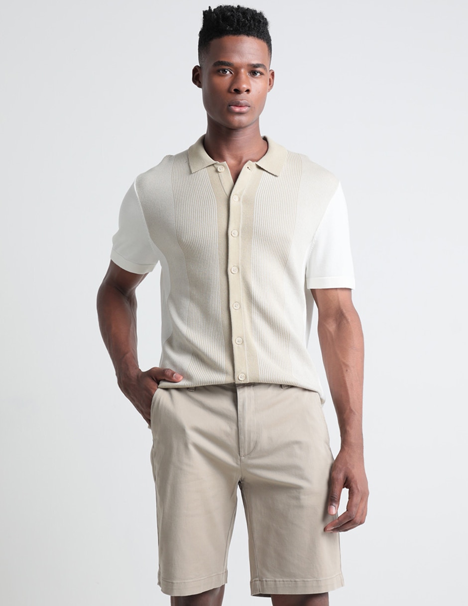 Bermuda de algodón para hombre 1