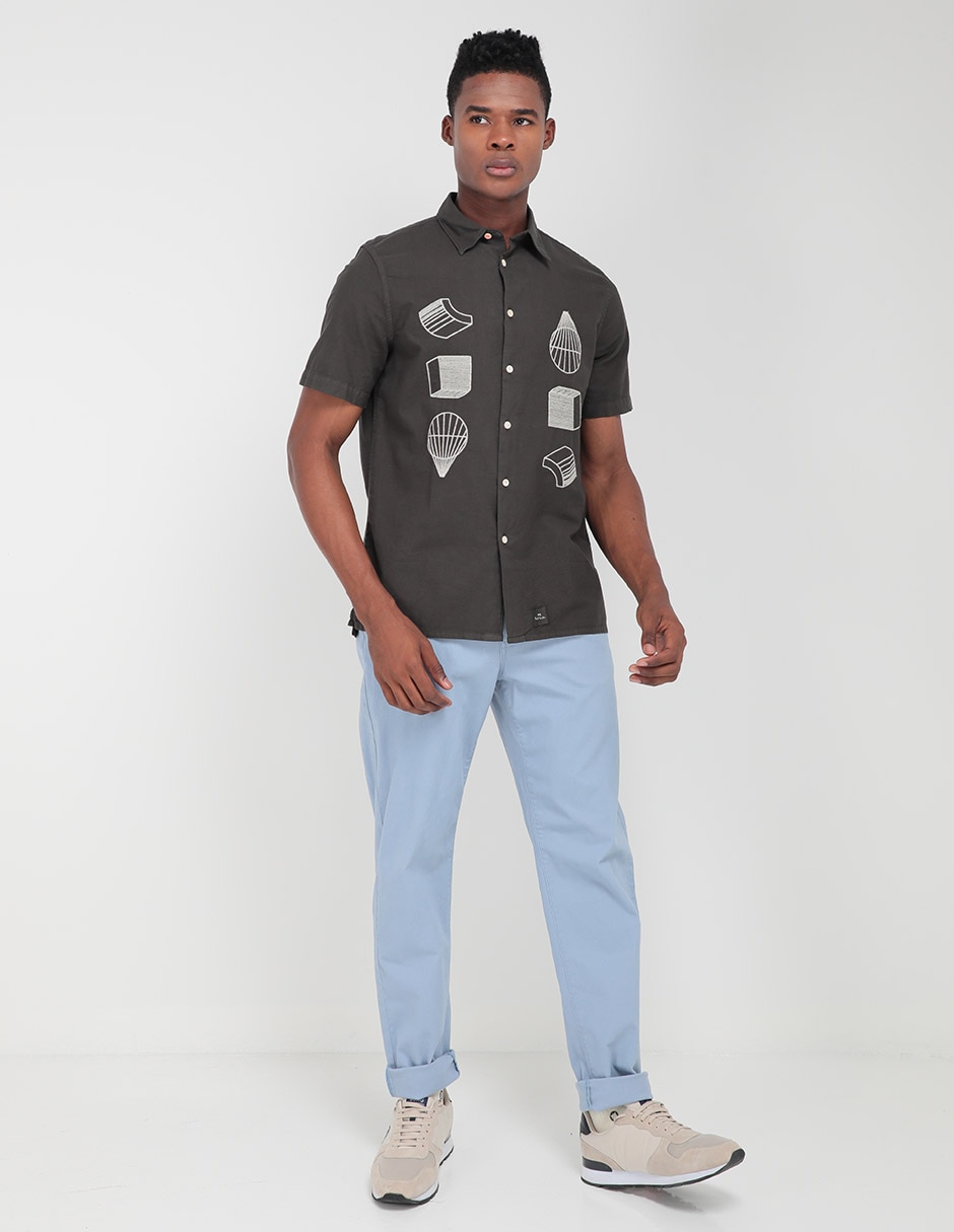 Camisa casual de manga corta para hombre 3