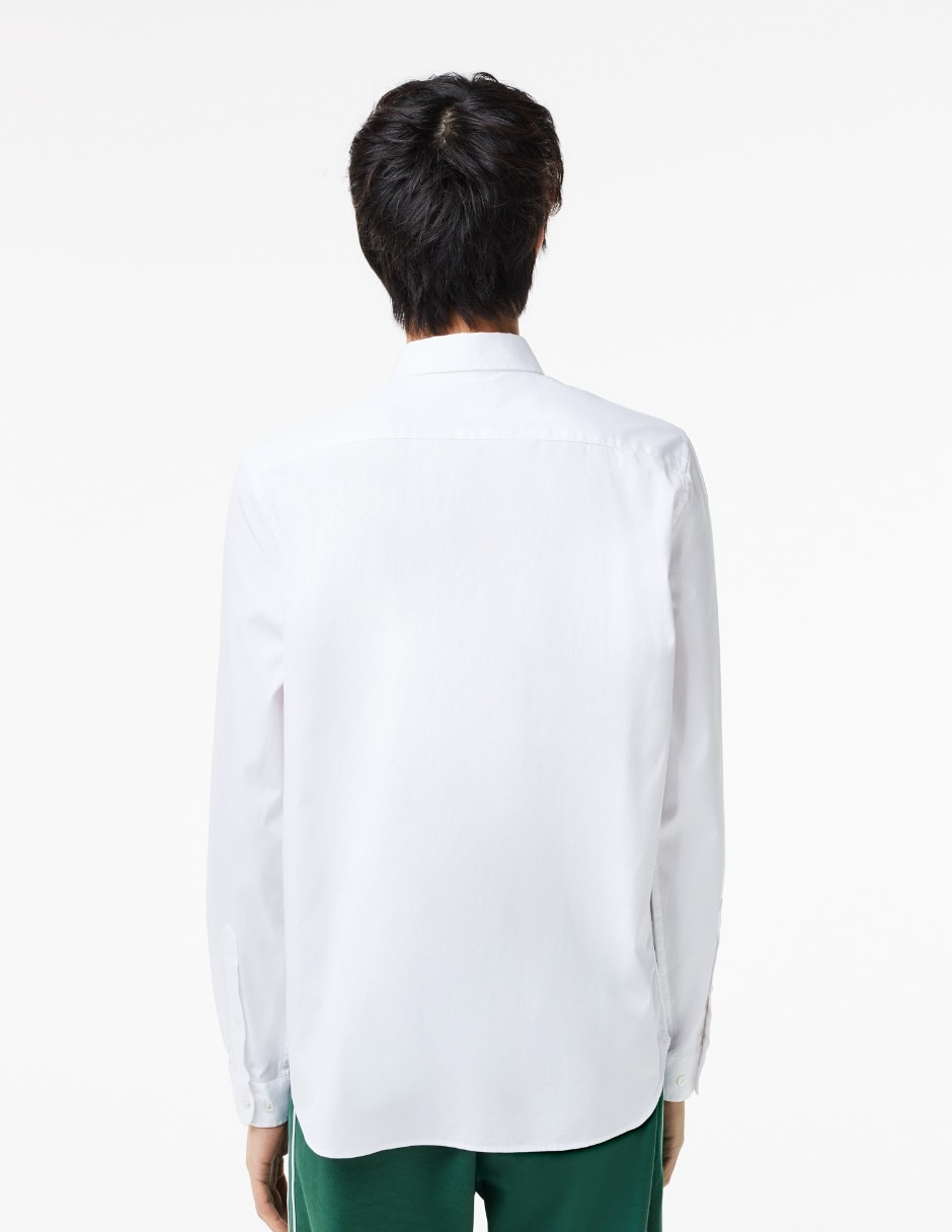Camisa casual de algodón manga larga para hombre 2