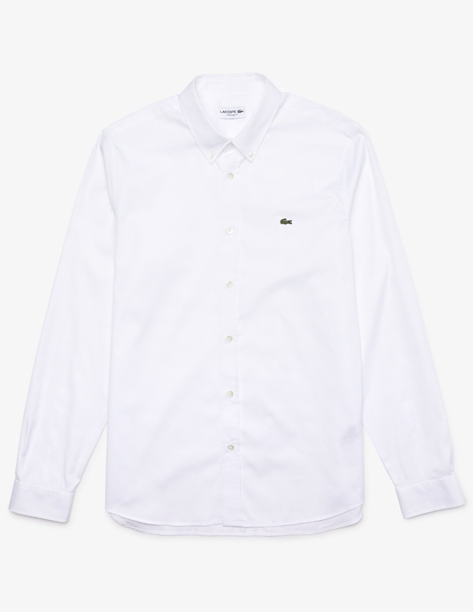 Camisa casual de algodón manga larga para hombre 5