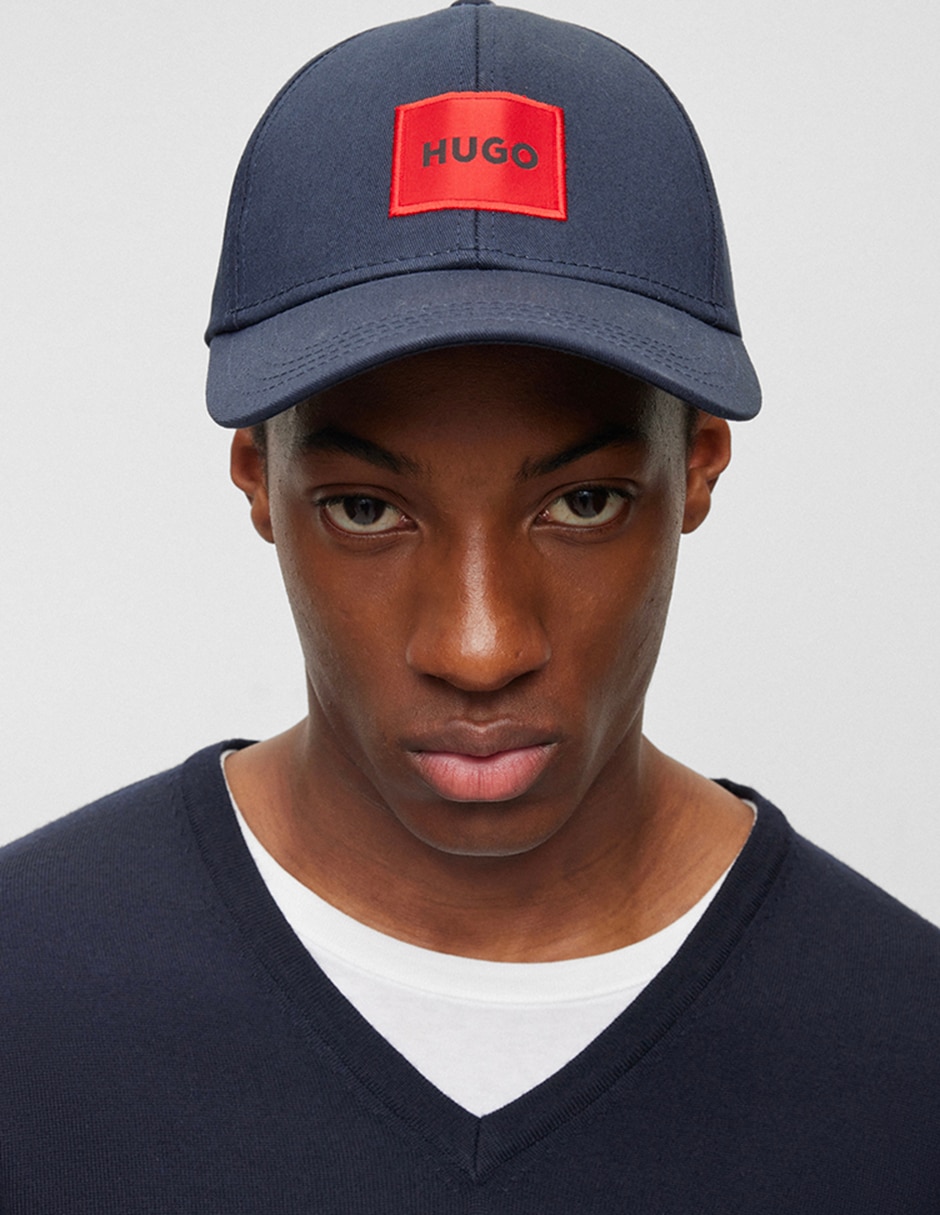 Gorra con visera curva correa ajustable para hombre 4