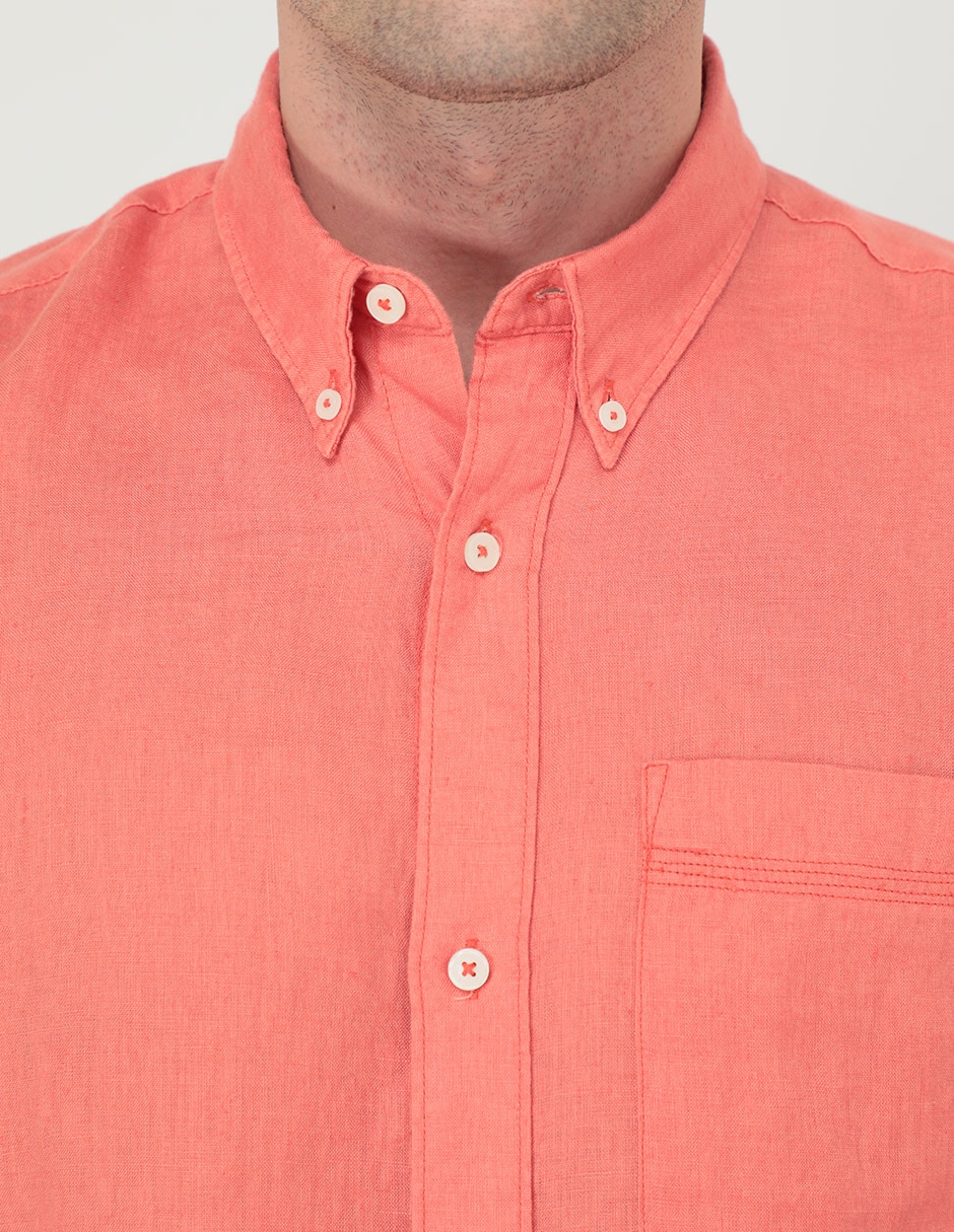 Camisa casual de manga larga para hombre 4