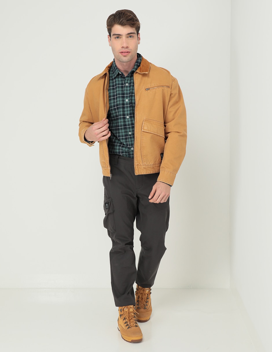Camisa casual de algodón manga larga para hombre 3