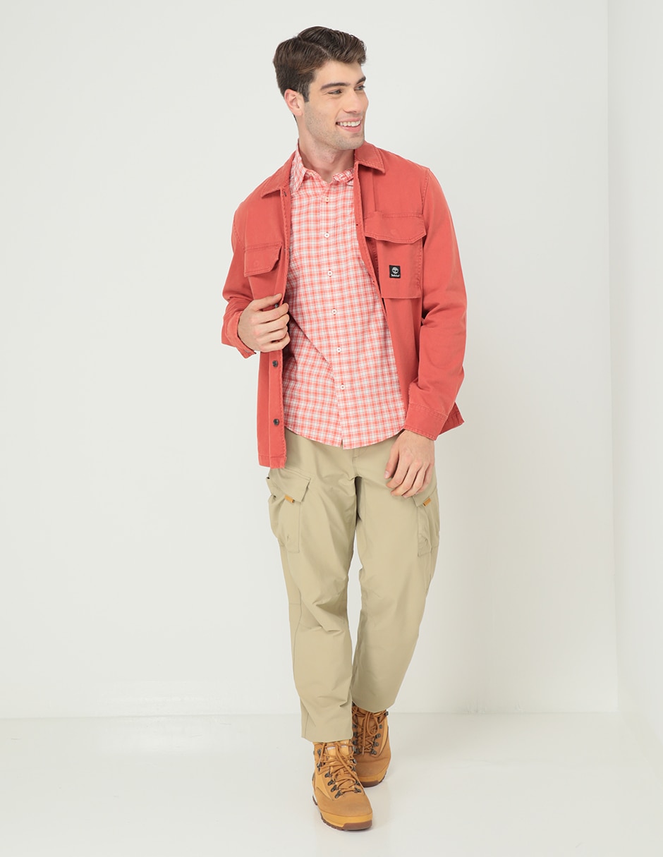Camisa casual de algodón manga larga para hombre 3