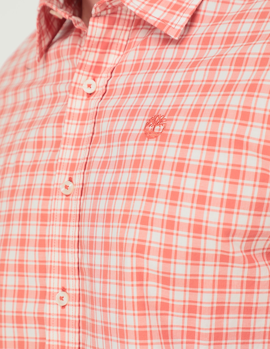 Camisa casual de algodón manga larga para hombre 4