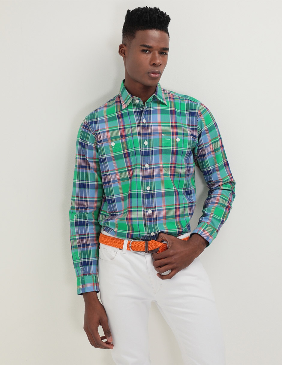 Camisa polo ralph lauren fashion hombre verde