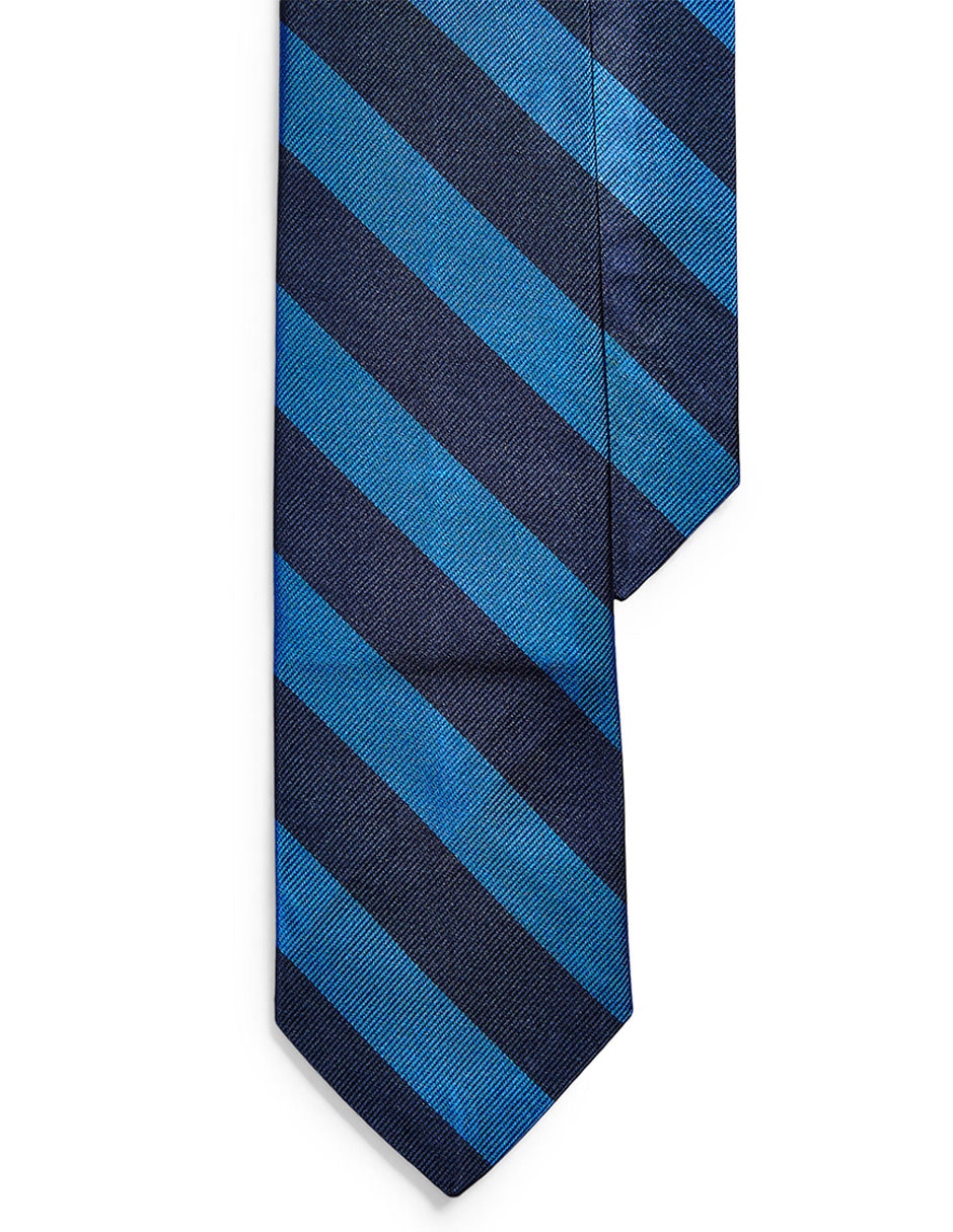 Corbata regular estampado a rayas para hombre