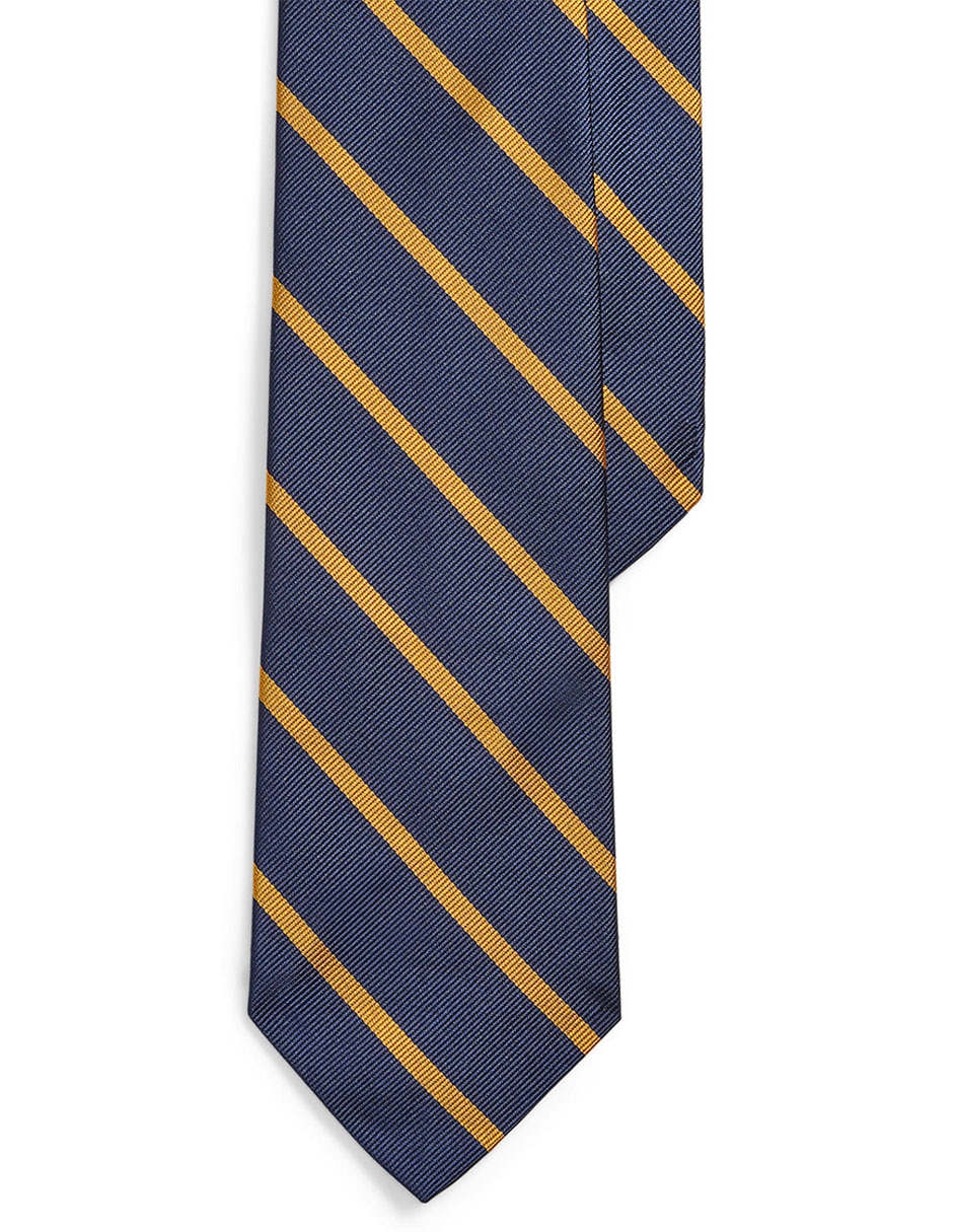 Corbata regular estampado a rayas para hombre