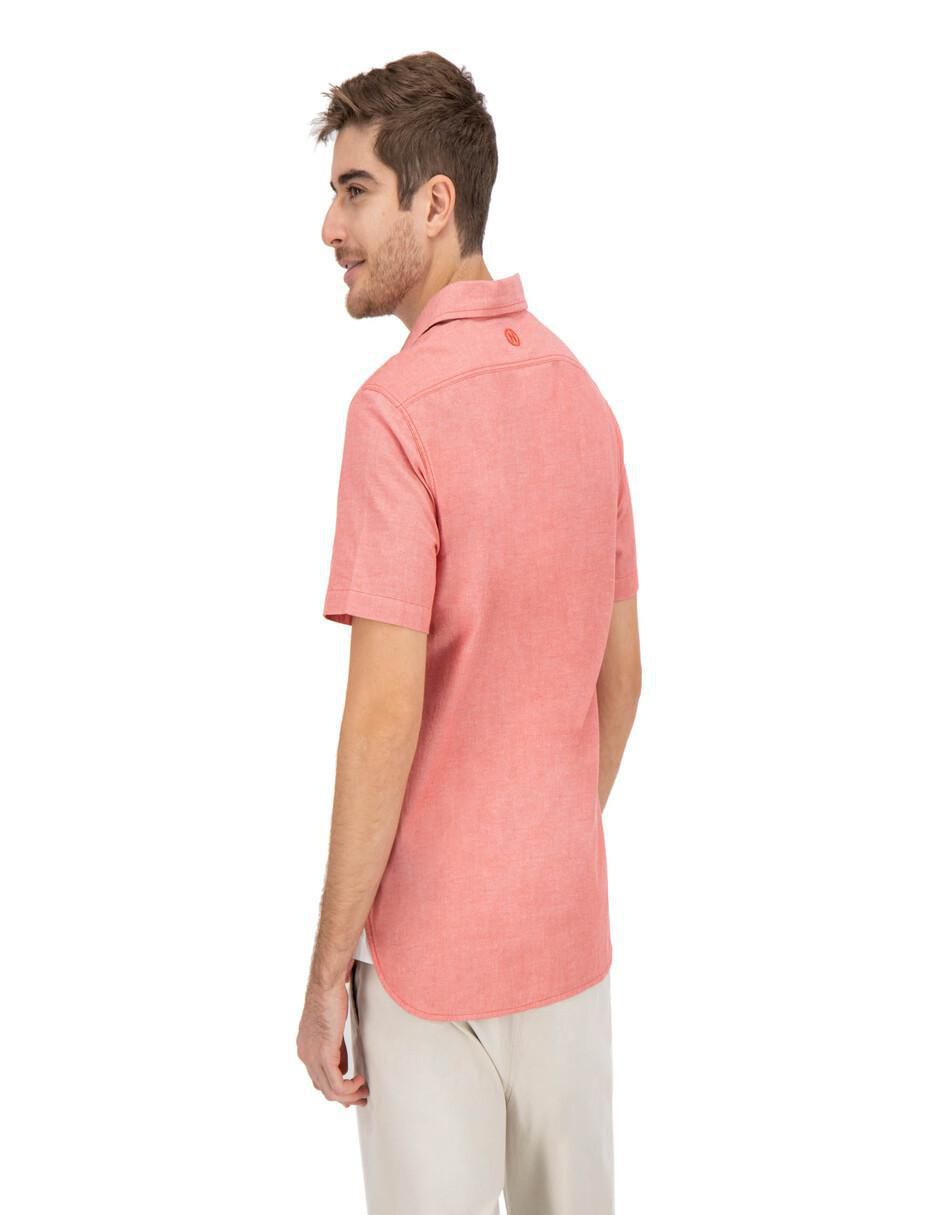 "camisa/sobrecamisa" casual nautica jeans "de" (si aplica) algodón "manga" corta "para hombre"