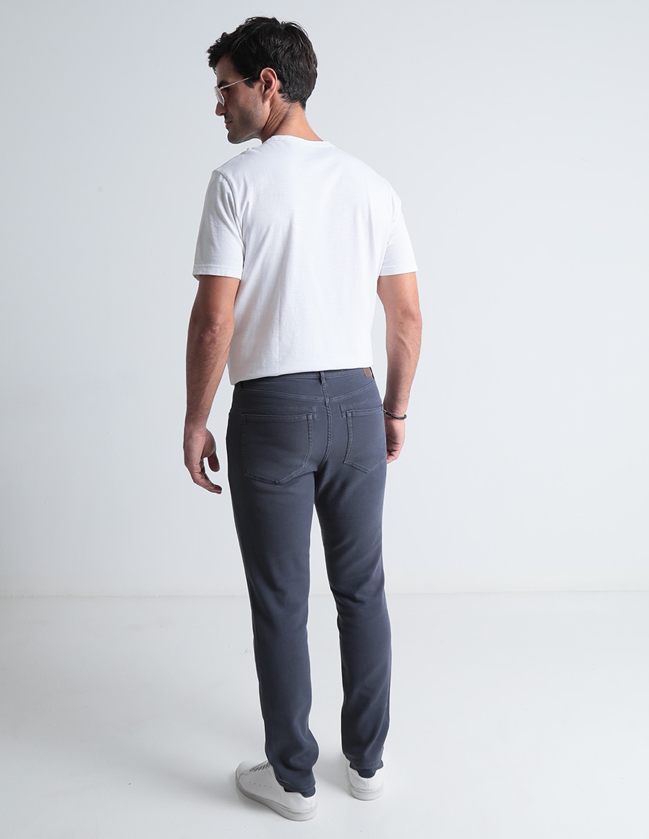 Pantalón slim de algodón para hombre 2