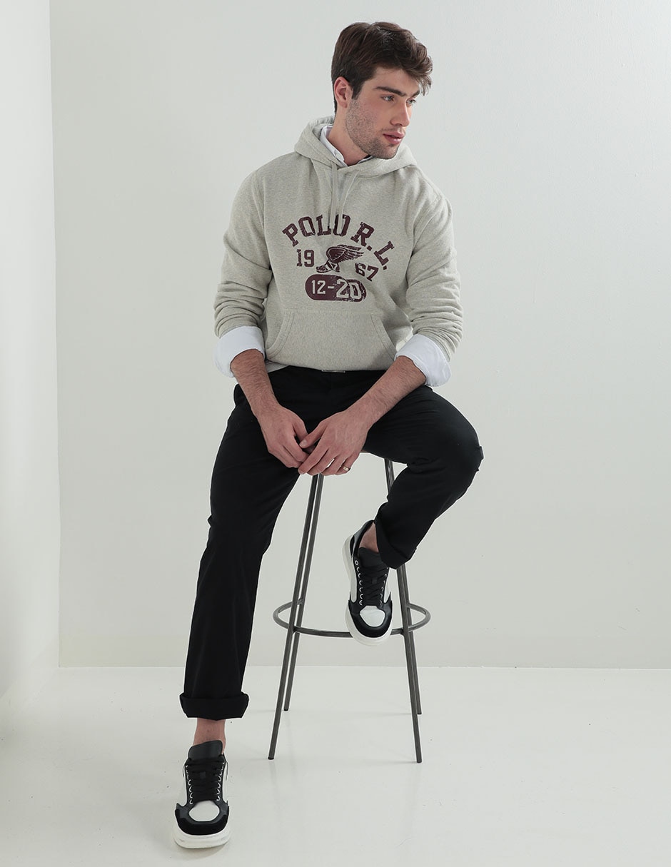 Pantalón chino recto de algodón para hombre 3