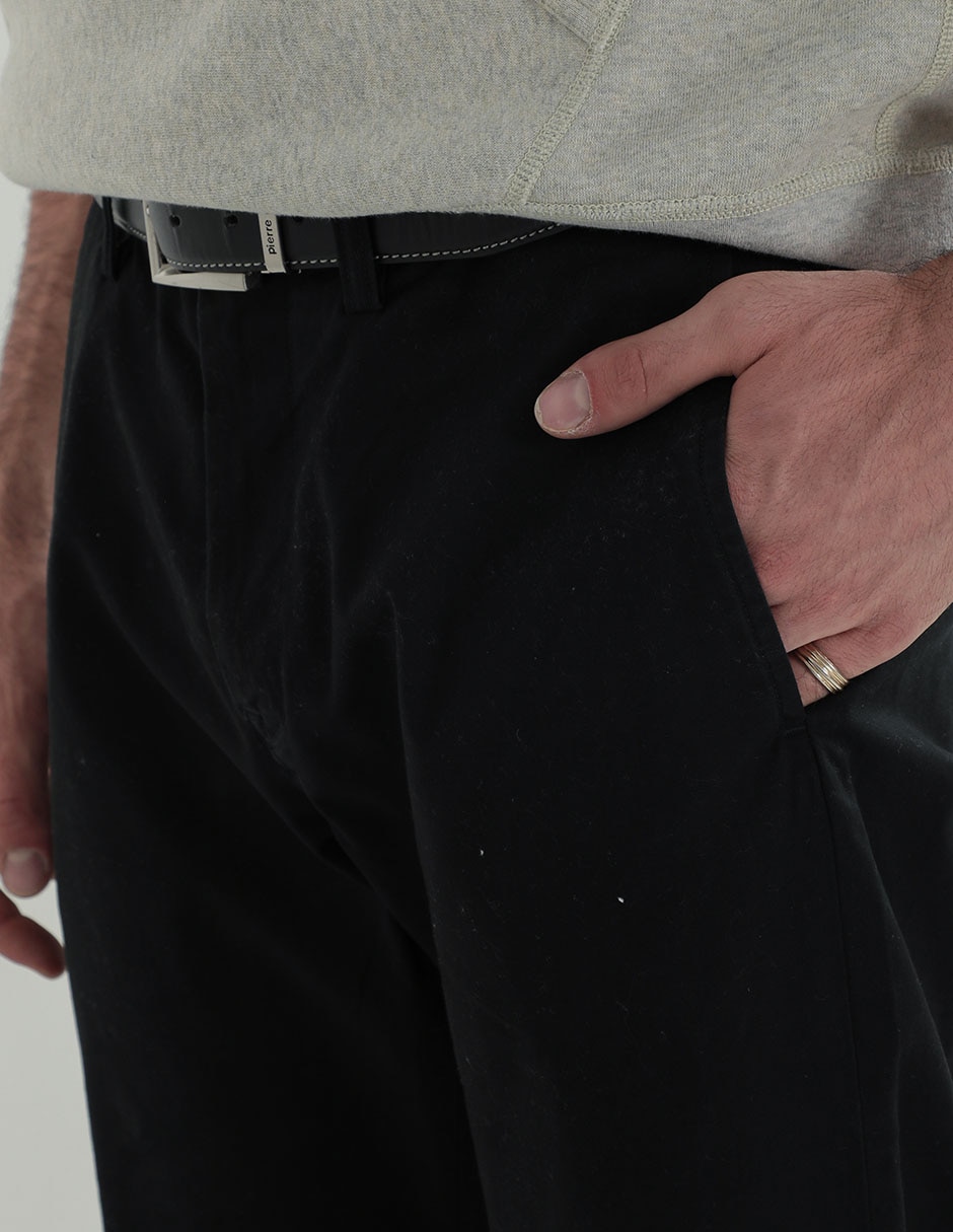 Pantalón chino recto de algodón para hombre 4