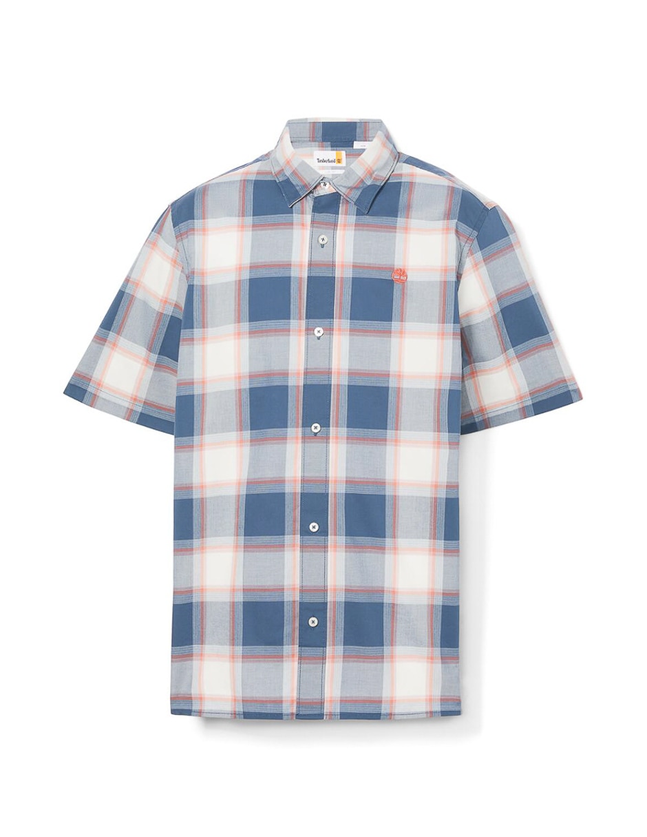Camisa casual de algodón manga corta para hombre 4