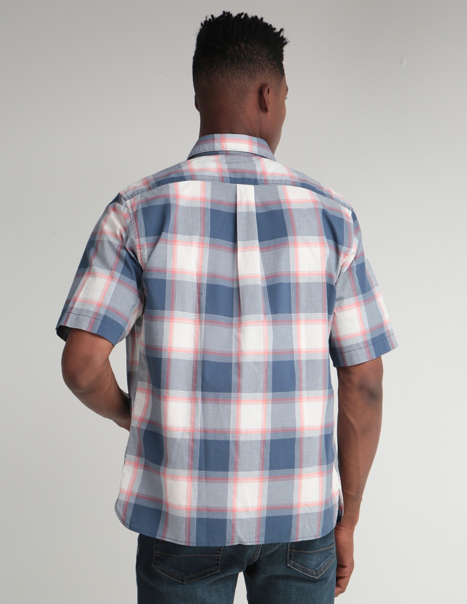 Camisa casual de algodón manga corta para hombre 2