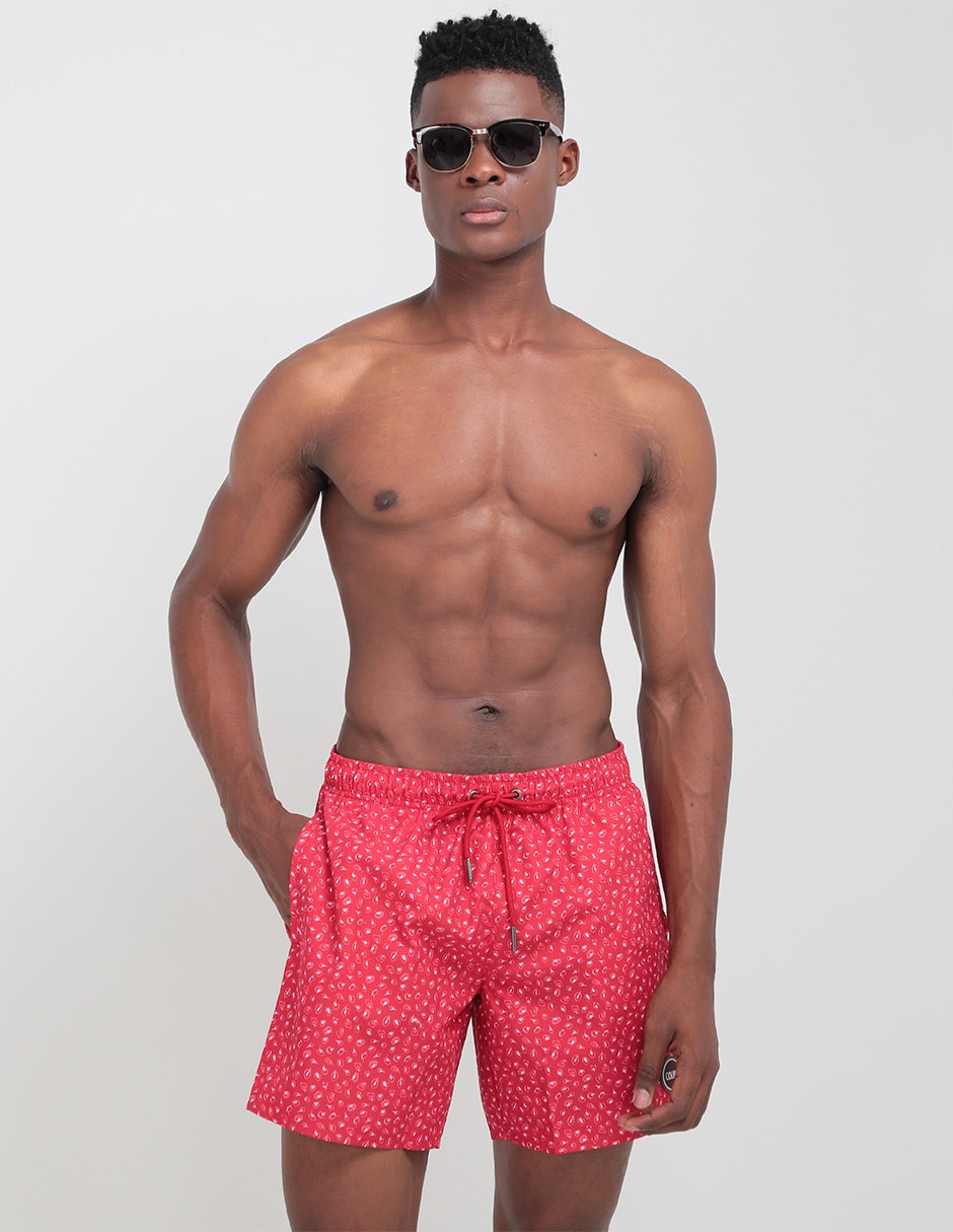 Traje de baño con bolsillos para hombre