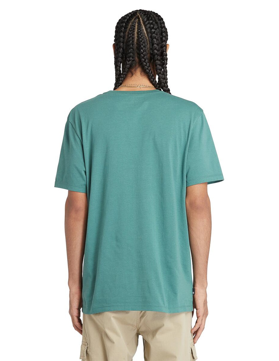 Playera tee cuello redondo para hombre 3