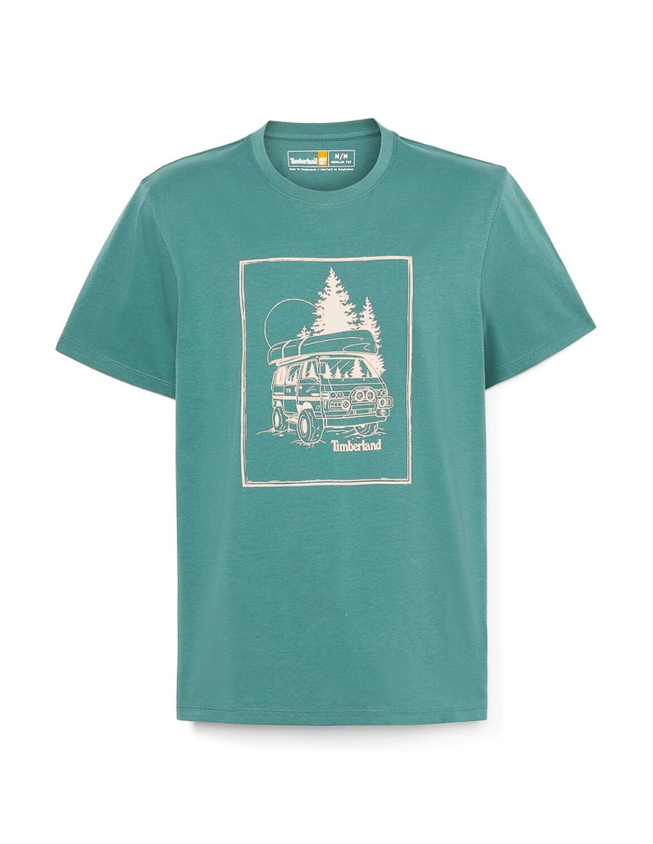 Playera tee cuello redondo para hombre 4
