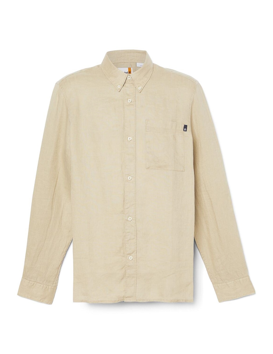 Camisa casual de algodón manga larga para hombre 4