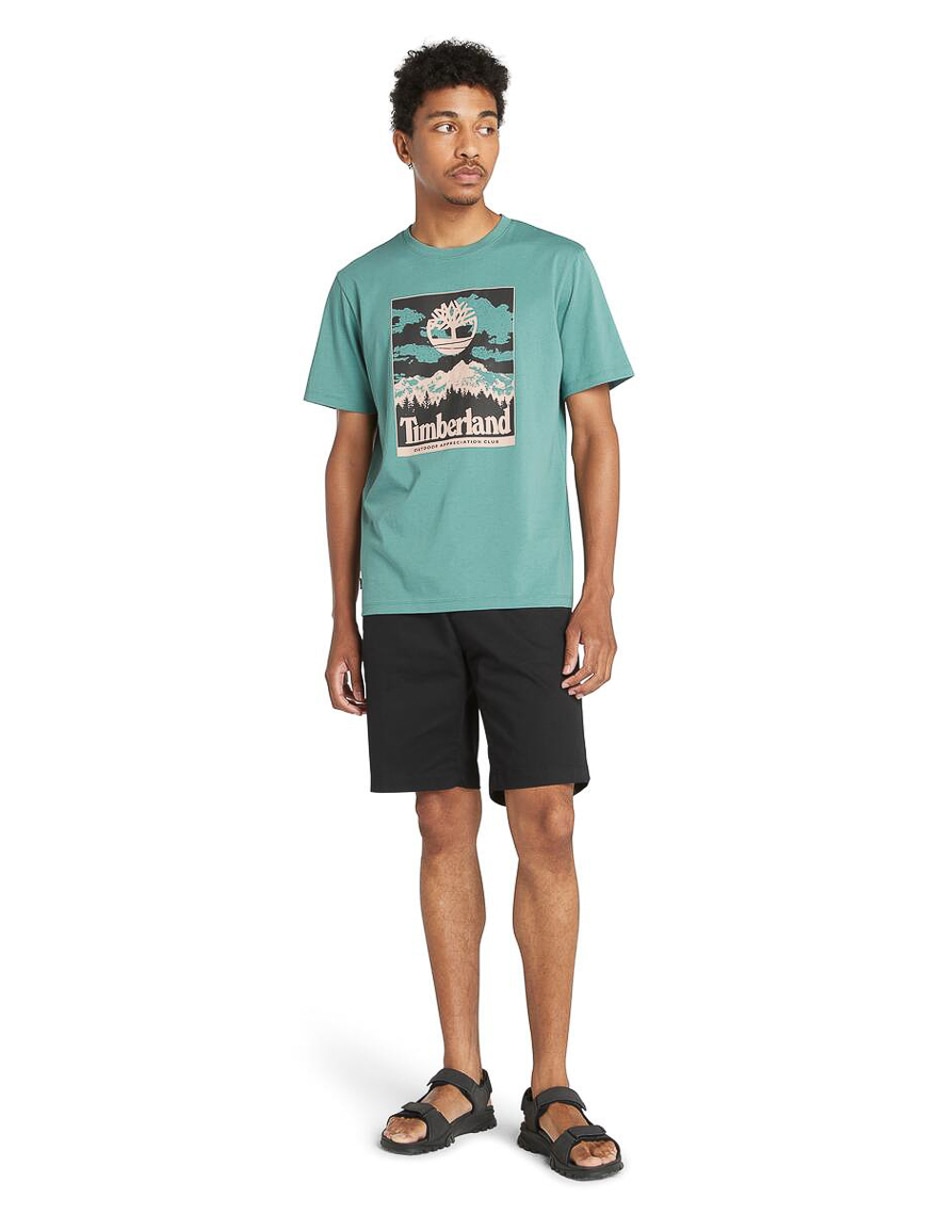 Playera tee cuello redondo para hombre 2