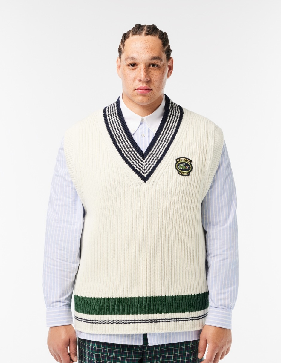 Chalecos hombre lacoste sale