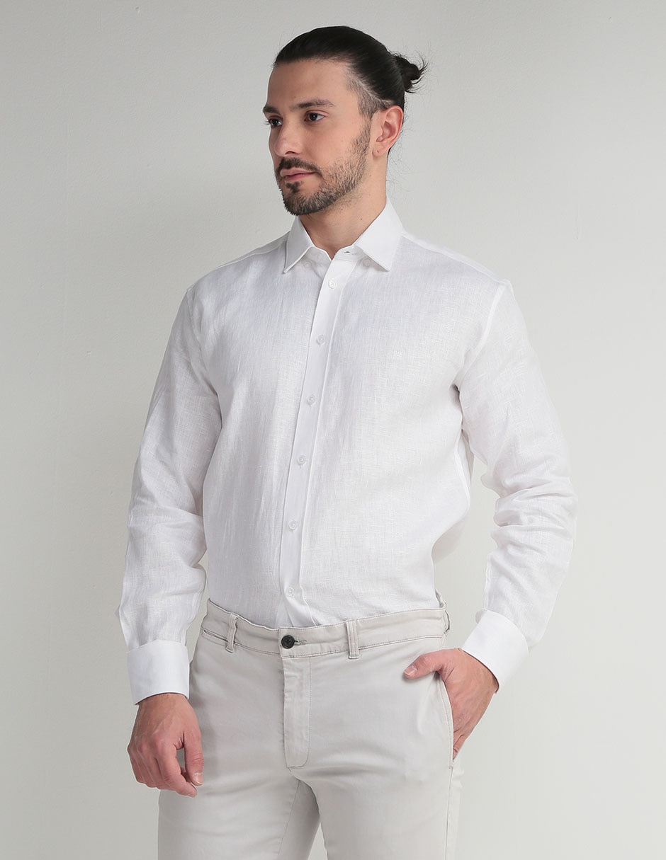 Camisa casual Givenchy de algodón manga larga para hombre