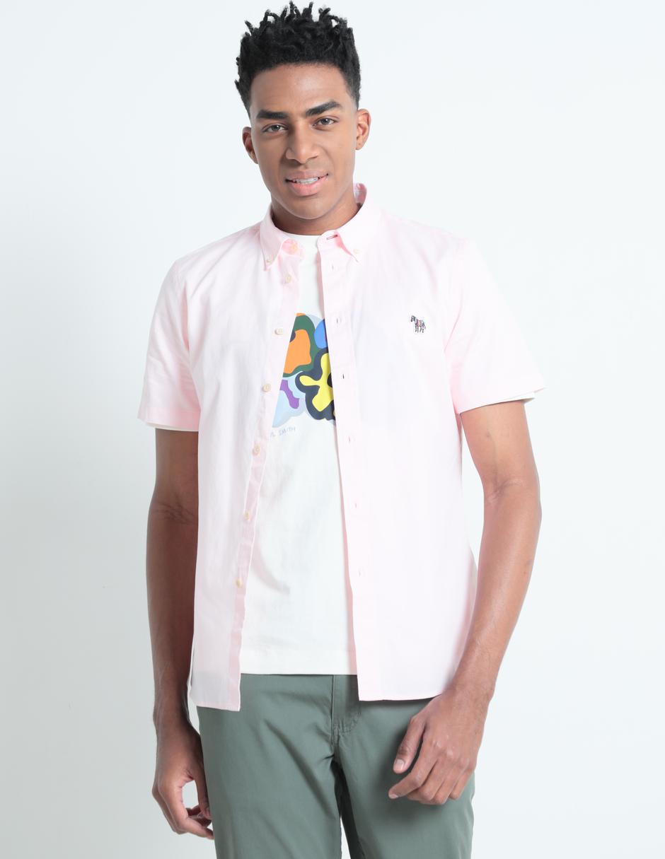 Camisa casual de algodón manga corta para hombre 1