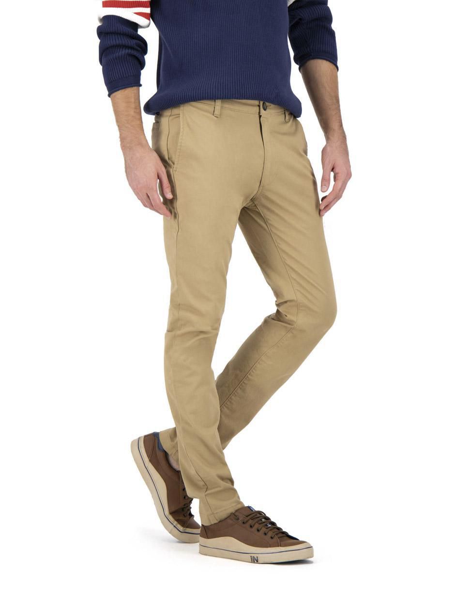 Pantalón casual recto de algodón para hombre 3