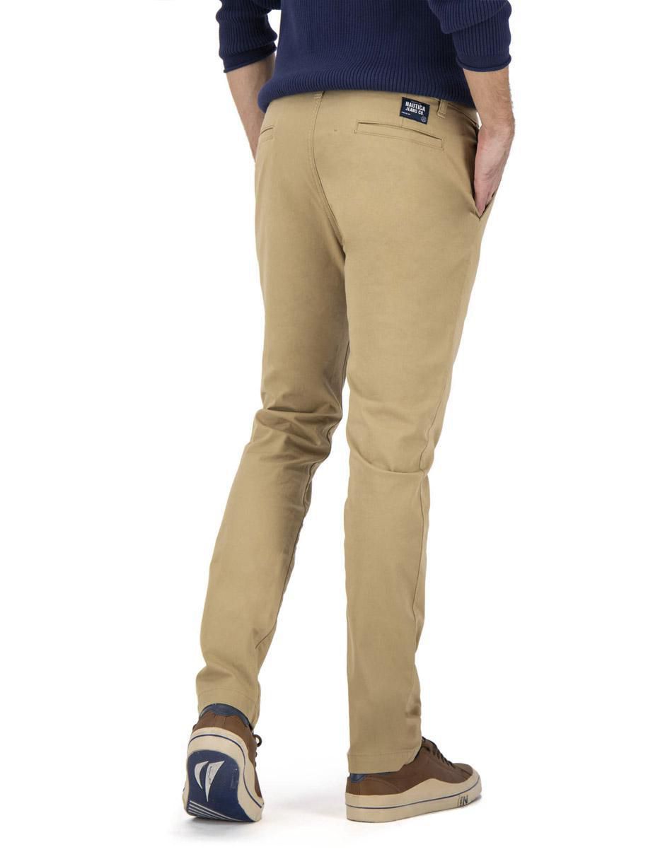 Pantalón casual recto de algodón para hombre 4