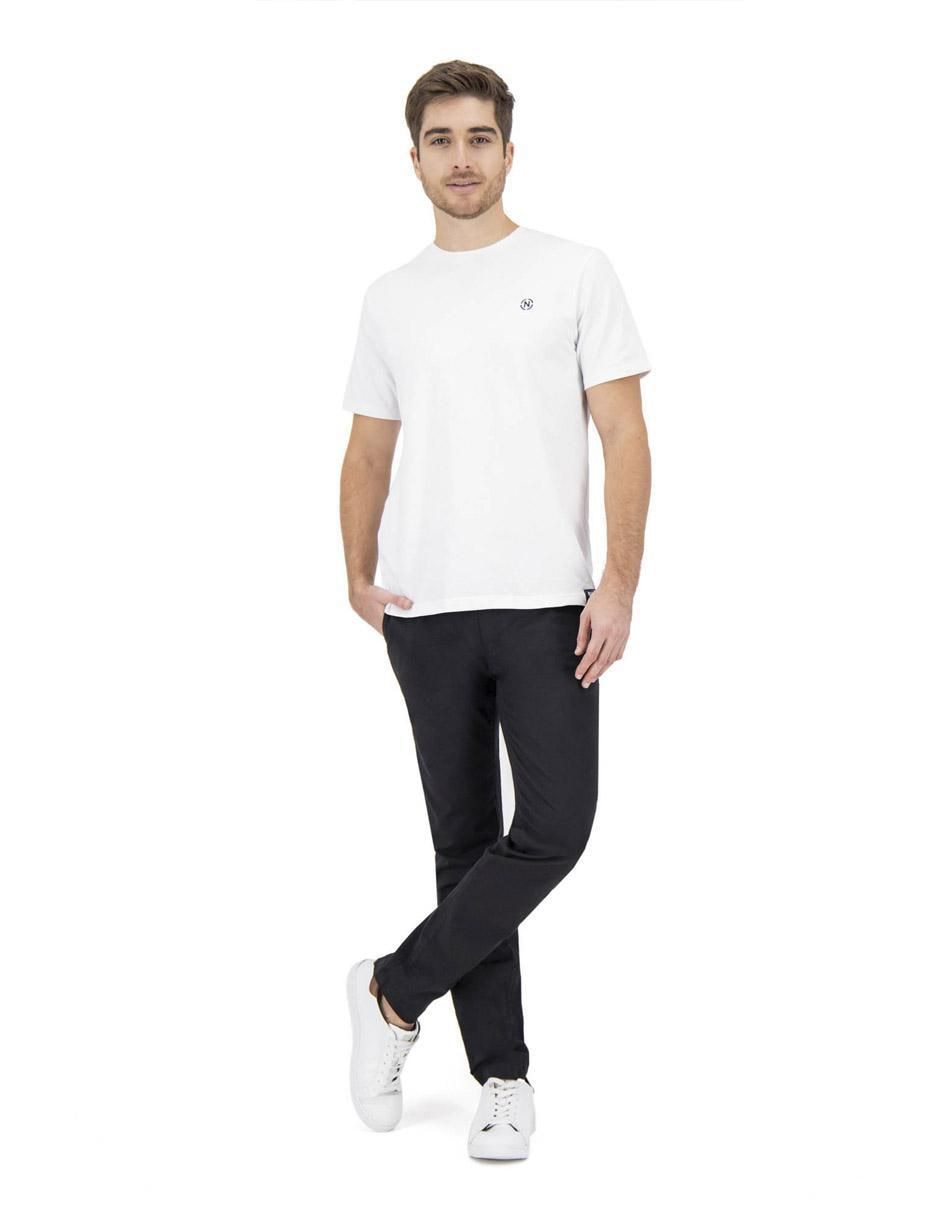 Pantalón casual recto de algodón para hombre 1