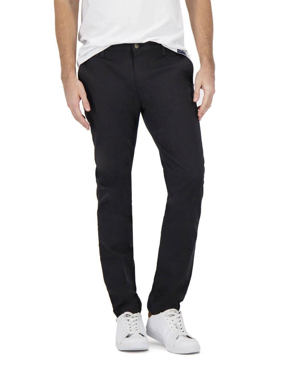 Pantalón casual recto de algodón para hombre 2