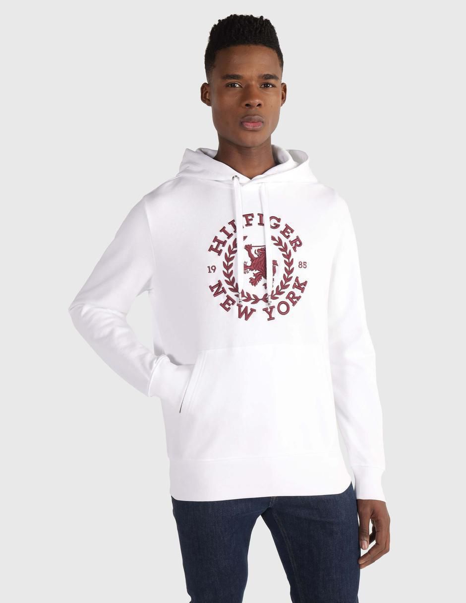 Sudadera blanca tommy hilfiger online