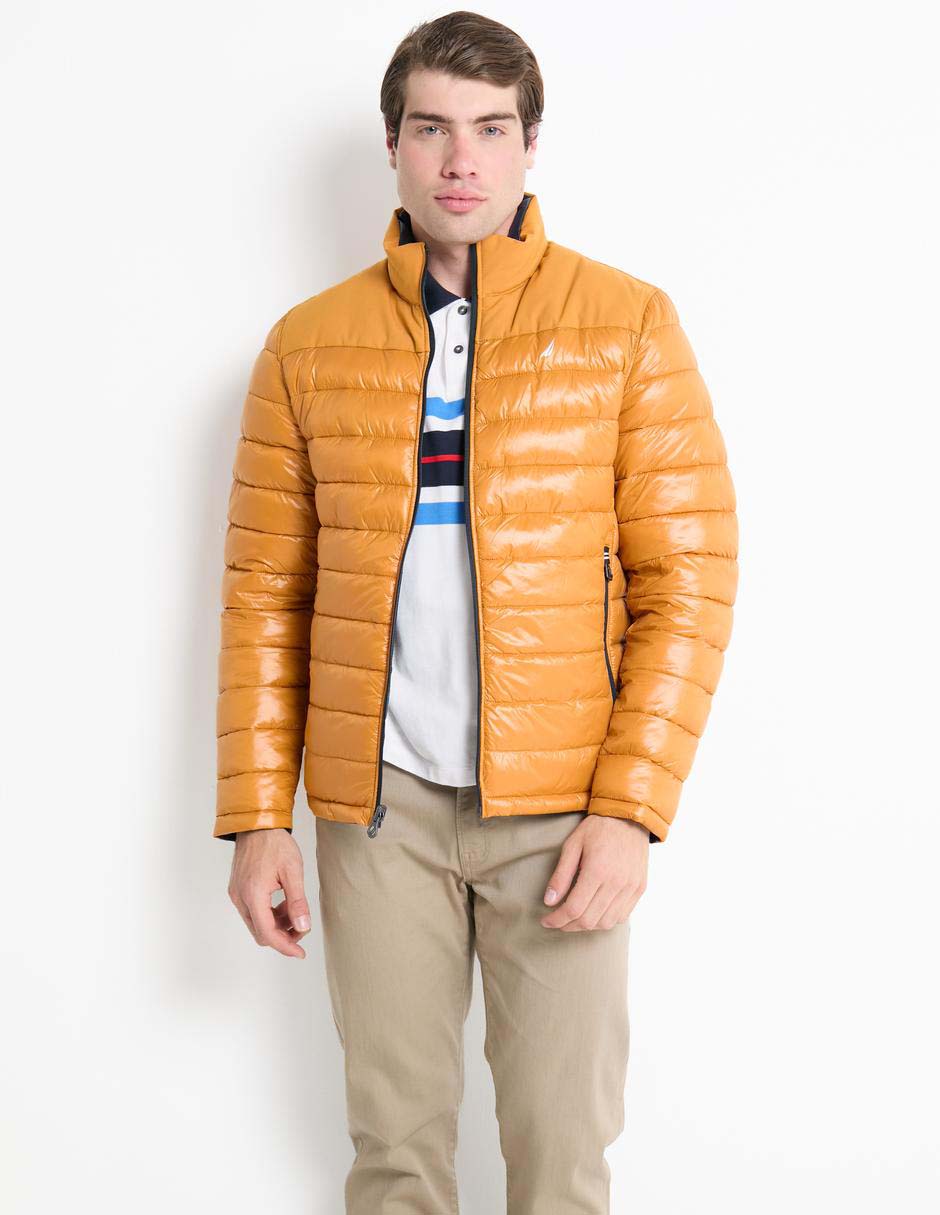 Chamarra acolchada capitonada para hombre 1