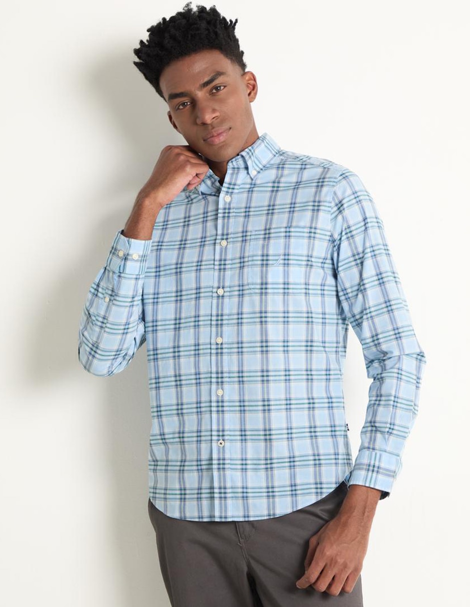 Camisas Nautica Originales Hombre Camisa Casual Nautica De Algodón
