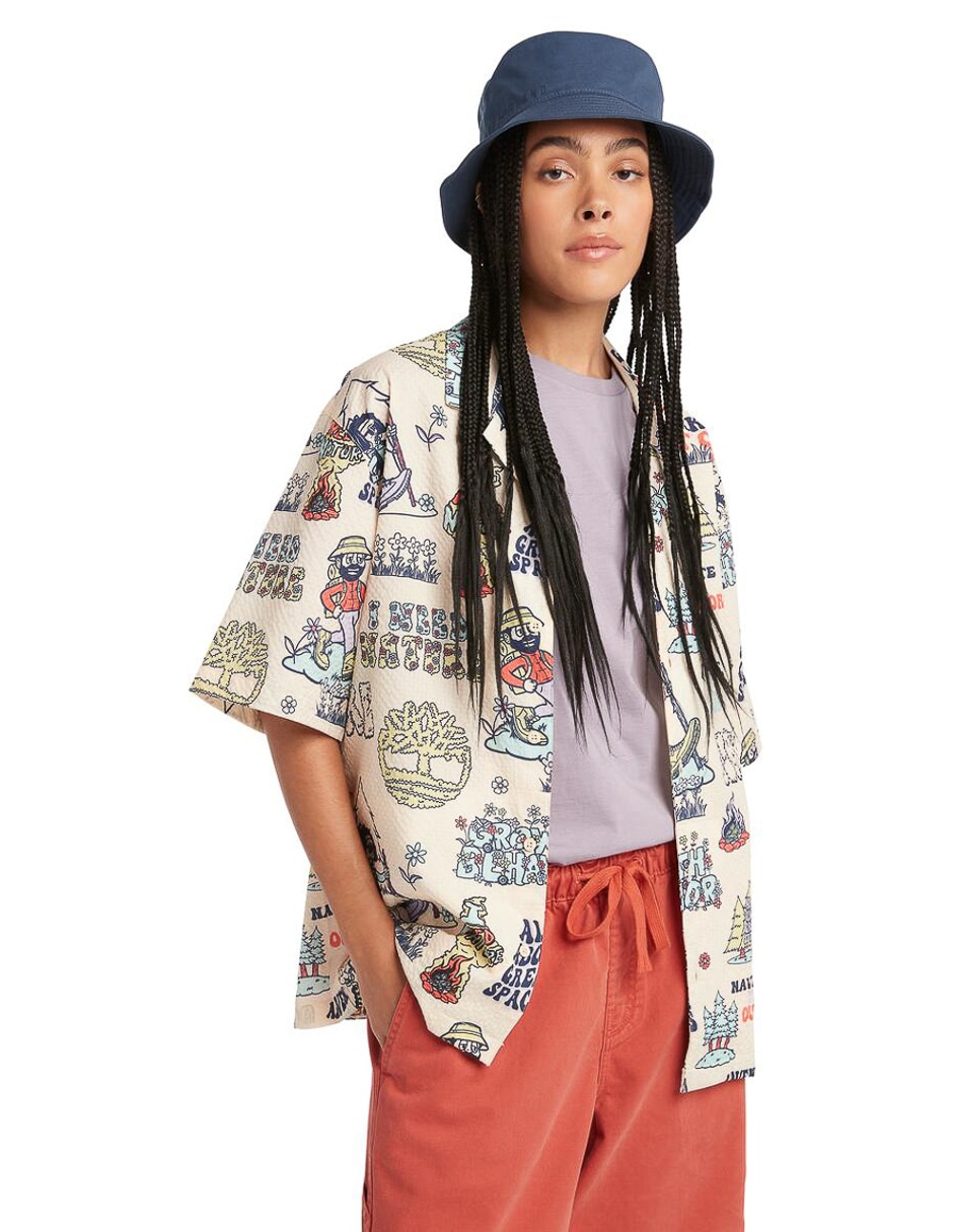 Camisa casual de algodón manga corta para hombre 3