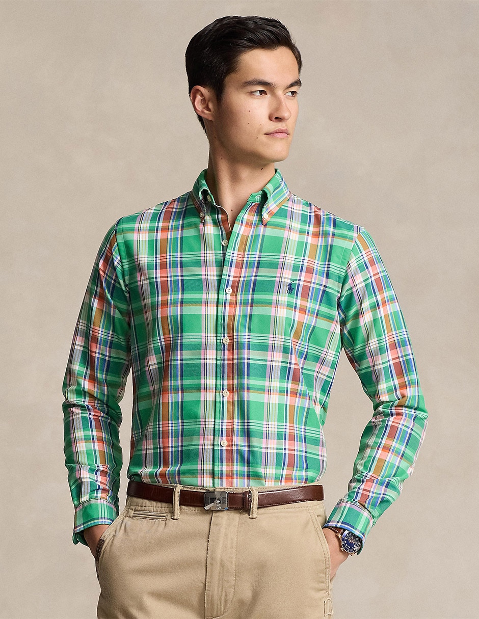 Camisa verde ralph lauren online