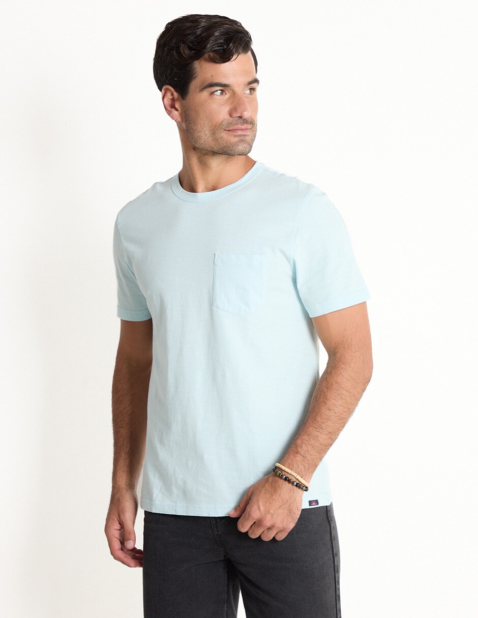 Playera cuello redondo para hombre 1