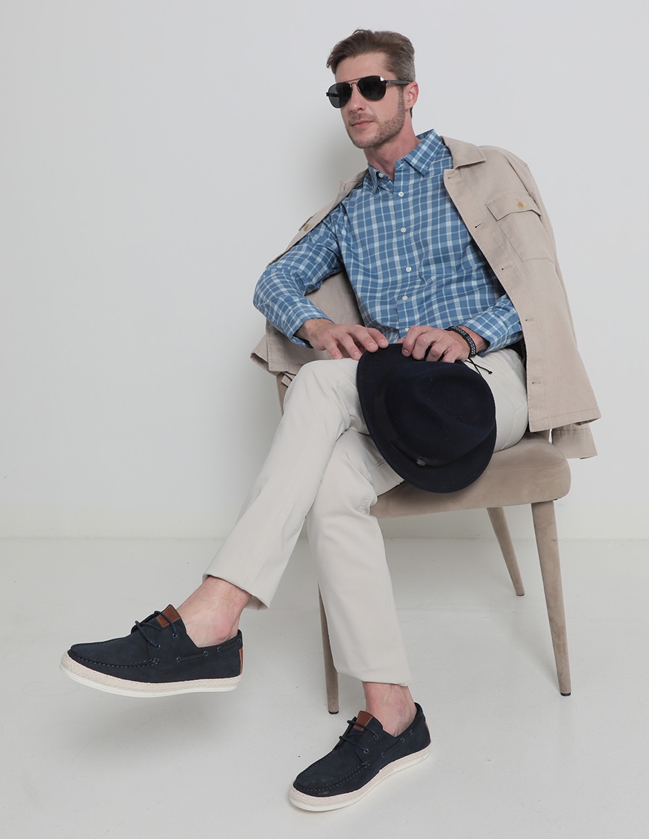 Pantalón slim de algodón para hombre 3